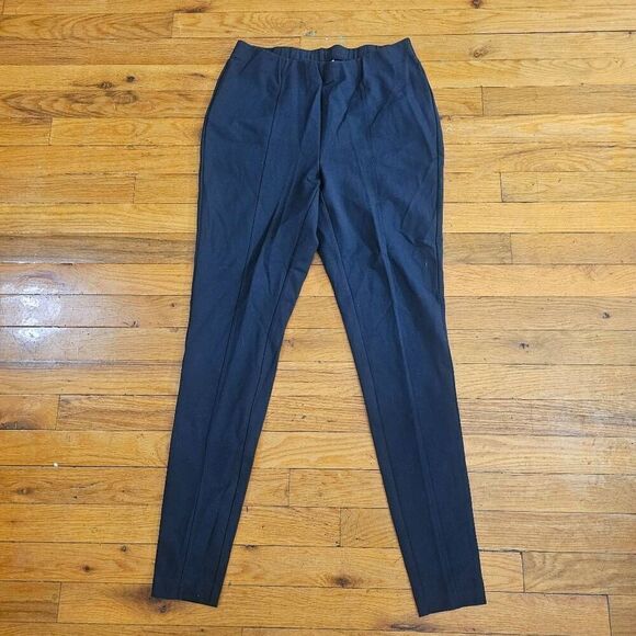 J Jill Womens Ponte Slim Leg Pants Size Small Dark Blue - Picture 1 of 8